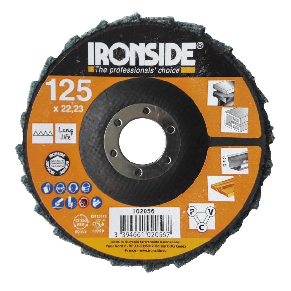 Ironside 102056 Lamellrondell til polering Fin