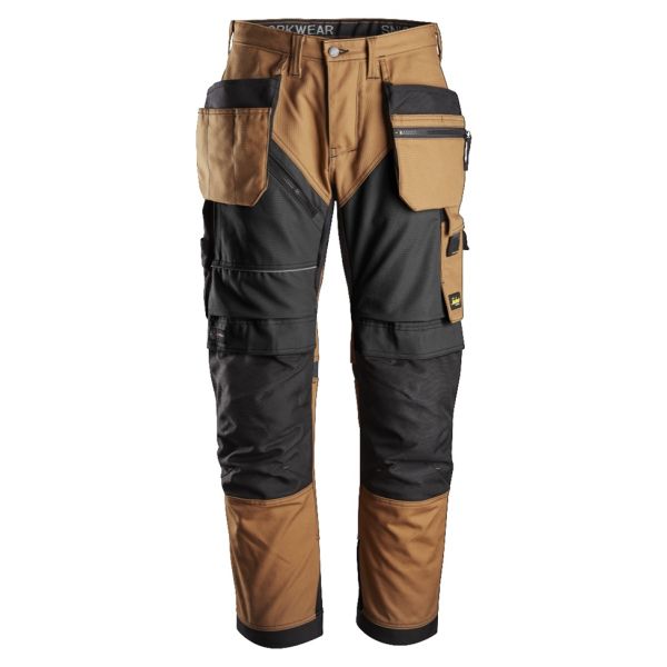 Snickers 6202 RuffWork Arbeidsbukse brun/svart. 44