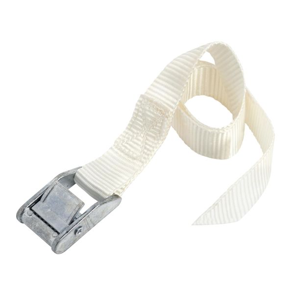 Ironside 100189 Spennbånd 400 kg, 2-pakning 0,5 m, hvit