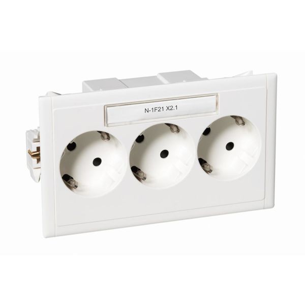 Schneider Electric 5940150 Masteruttak 3-veis, data Hvit