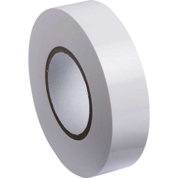 Gelia 050000510 Elektrikerteip 20 m x 19 mm, hvit