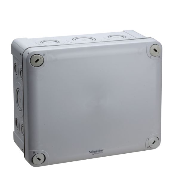 Schneider Electric ENN05090 Koblingsboks grå, knock-outs, utvendig 175 x 150 x 80 mm