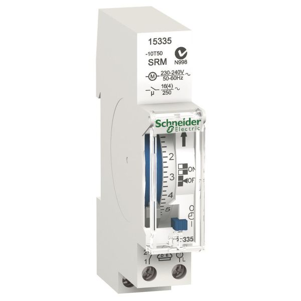 Schneider Electric 15335 Koblingsur 1-polet, mekanisk