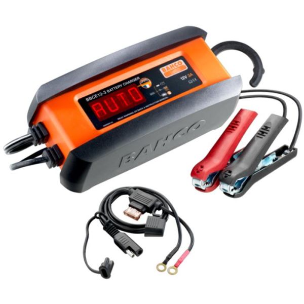 Bahco BBCE12-3 Batterilader 3 A, for 12 V batterier