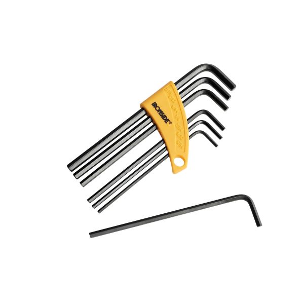 Ironside 114009 Vinkelnøkkelsett 7 deler,unbrako, 5/64"–3/16"