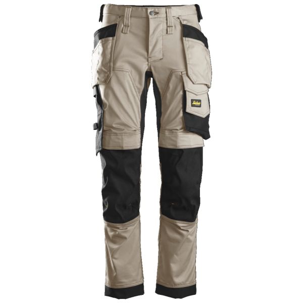 Snickers 6241 AllroundWork Arbeidsbukse khaki, strekk 44