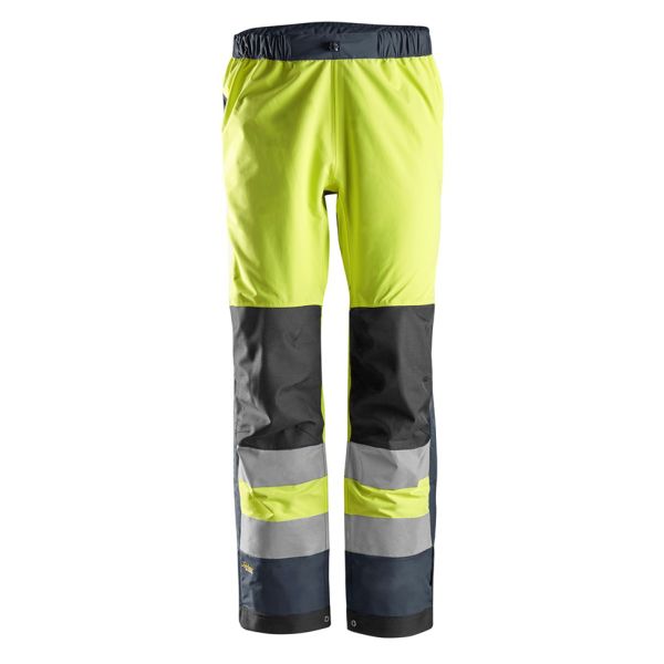 Snickers 6530 AllroundWork Skallbukse varsel, gul S