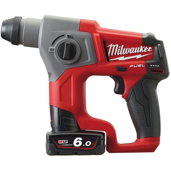 Milwaukee M12 CH-602X Borhammer med batterier og lader