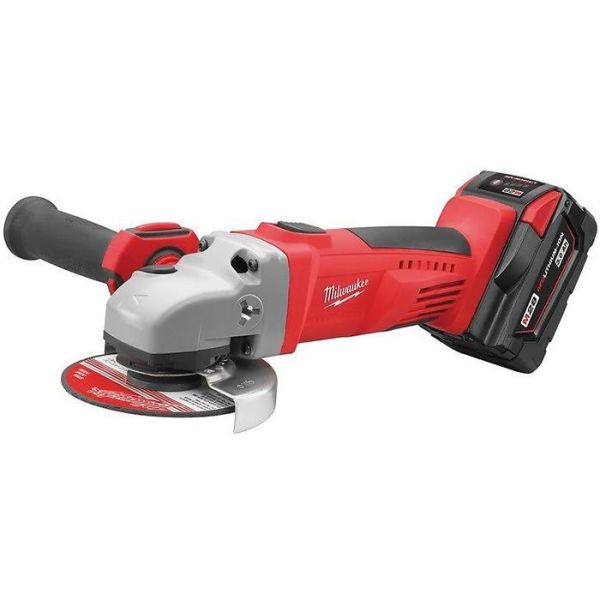 Milwaukee HD28 AG125-502X Vinkelsliper med batteri og lader