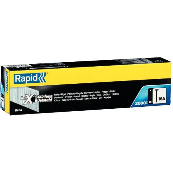 Rapid 16A Dykkert rustfri 38 mm, 2000-pakning