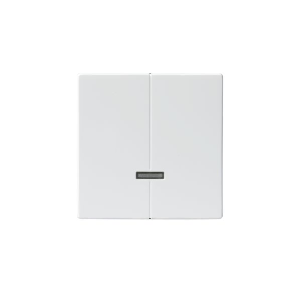 ABB Impressivo Midtplate for dobbeltdimmer Hvit