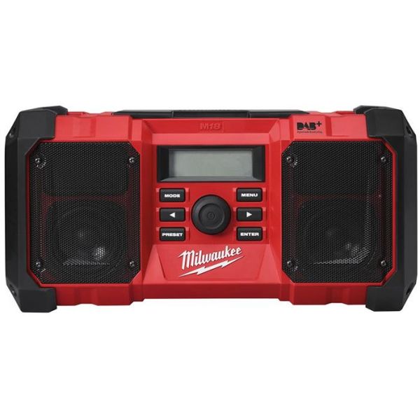 Milwaukee M18 JSR DAB+-0 Radio uten batterier og lader