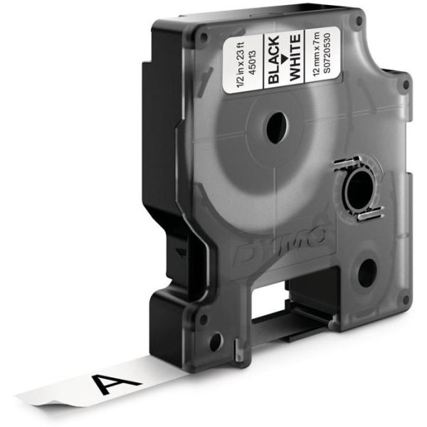 DYMO Standard D1 Teip 12mm Svart på hvitt