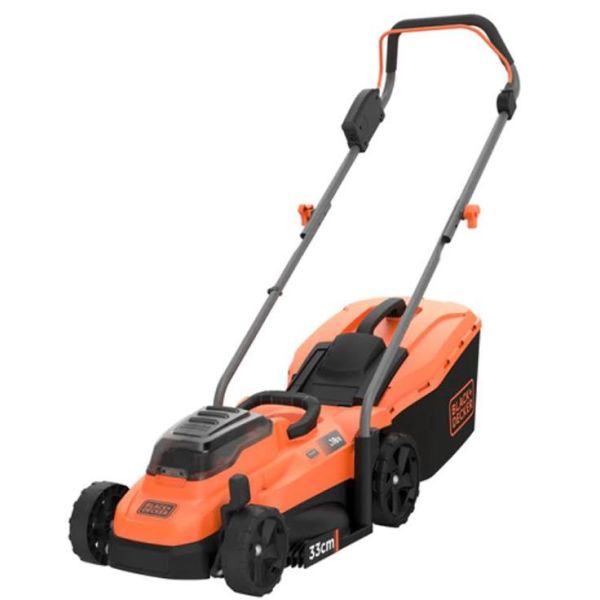 Black & Decker BCMW3318L2-QW Gressklipper med 2 stk. 2,5 Ah-batterier og lader