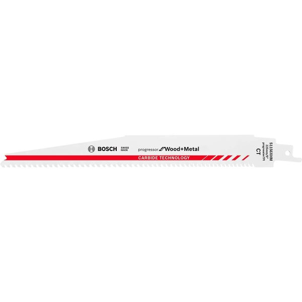 Bosch S 1156 XHM Tigersagblad 225 x 25 x 1,25 mm, 10-pakning 225 x 25 x 1,25 mm, 10-pakning