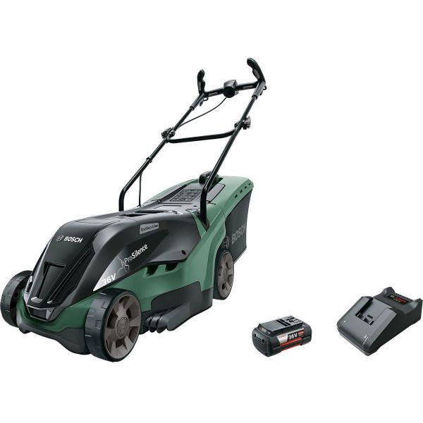 Bosch DIY Universal Rotak 36-670 Gressklipper med 6,0Ah batteri og lader