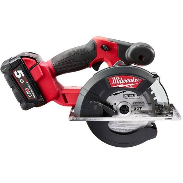 Milwaukee M18 FMCS-502X Sirkelsag med 5,0Ah-batterier og lader