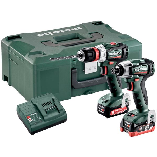 Metabo BS 12 BL Q + SSD 12 BL Verktøypakke Powermaxx