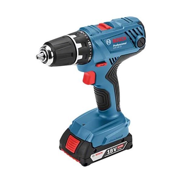 Bosch GSR 18V-21 Borskrutrekker med L-BOXX, uten batteri og lader