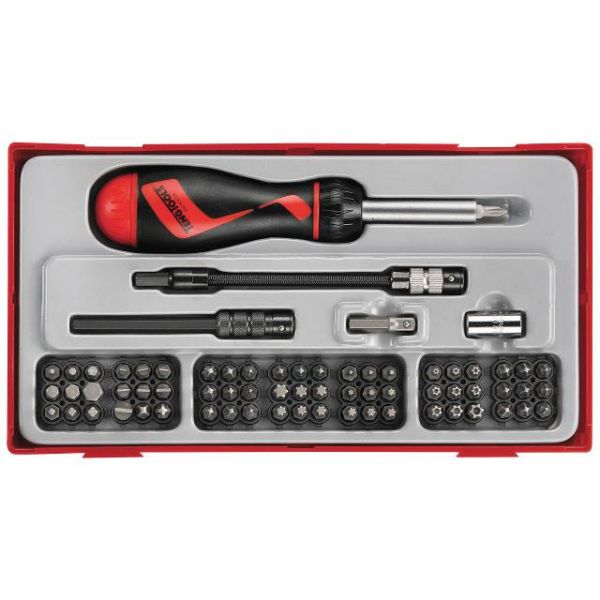 Teng Tools TTMD74 Bitsskrutrekkersett