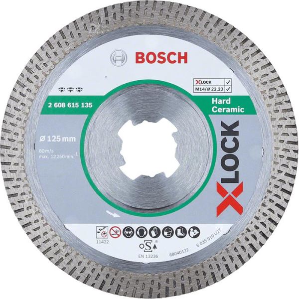 Bosch Best for Hard Ceramic Diamantkappskive X-LOCK 85 × 22,23 × 1,4 × 7 mm