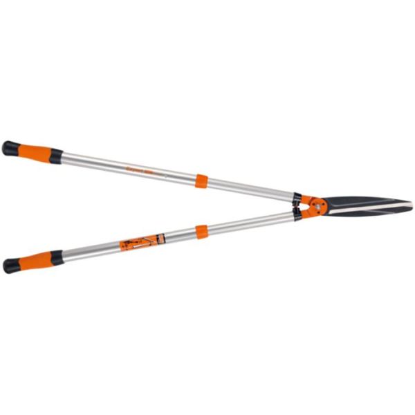 Bahco PG-57-F Hekksaks aluminium, med teleskopiske håndtak