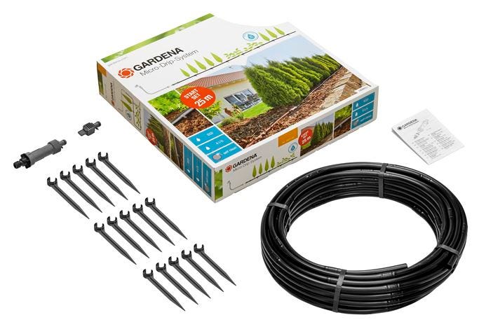 Gardena Vanningssystem Startsett Micro-Drip-System M for Planterader uten Timer