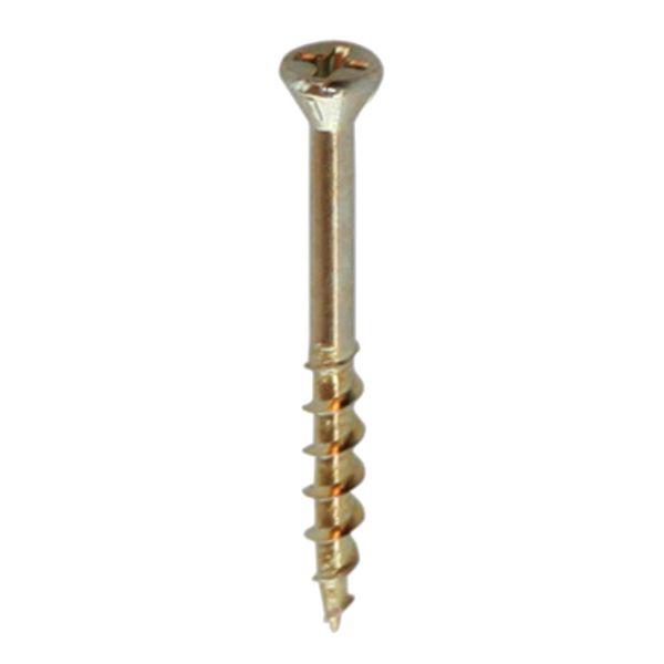 Grabber 104863 Sponplateskrue GULKROM 1000-pakning 4,3 x 28 mm