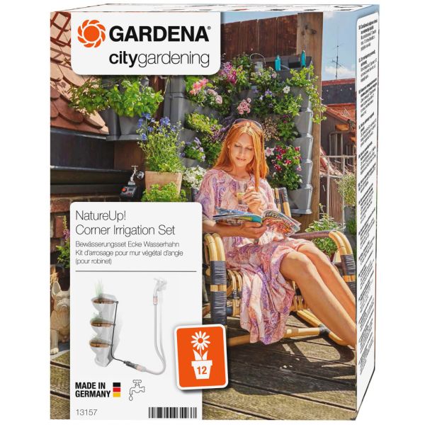 Gardena NatureUp! Vanningssett til vertikal planteholder, hjørne