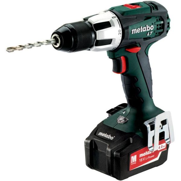 Metabo SB 18 LT Slagbormaskin med 4,0Ah-batterier og lader