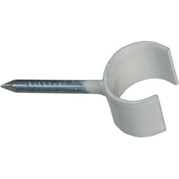 Schneider Electric TKK 7-10 V 15 Spikerklammer 7–10 mm, hvit, 100-pakning Spikerlengde 18 mm