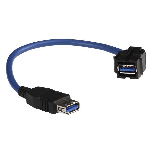 Schneider Electric INS64222 USB-kabel 1 stikkontakt, 0,2 m