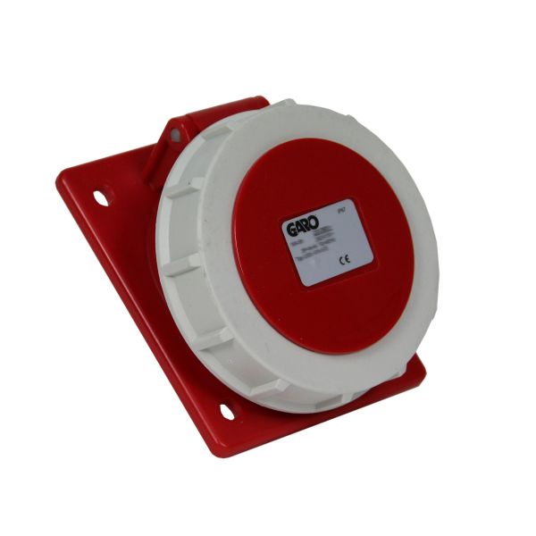 Garo UISV 216-9 S Paneluttak IP67, 3-polet, 16 A, skrå Rød, 9 h