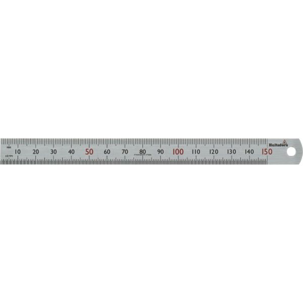 Hultafors STL 150 Stålskala toleranse ±0,3 mm 150 mm