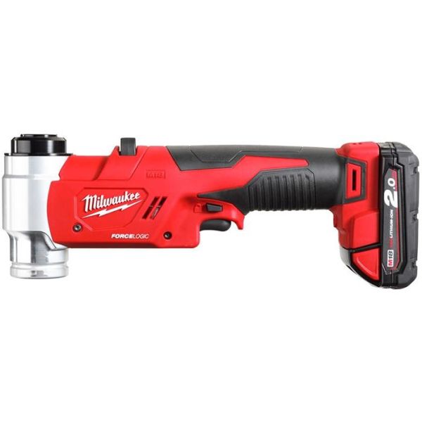 Milwaukee M18 HKP-201C Hullstanser med 2,0Ah batteri og lader