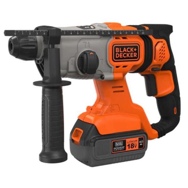 Black & Decker BCD900M1K-QW Slagbormaskin med batteri, lader og tilbehør