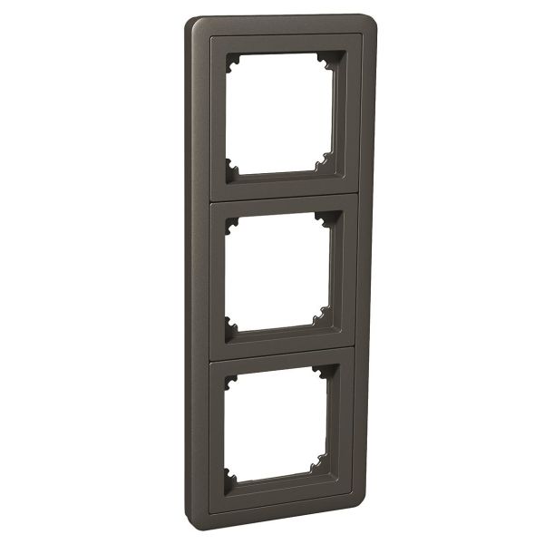 Schneider Electric WDE003803 Kombinasjonsramme IP20, innfelt eller utvendig 229 mm, antrasittgrå