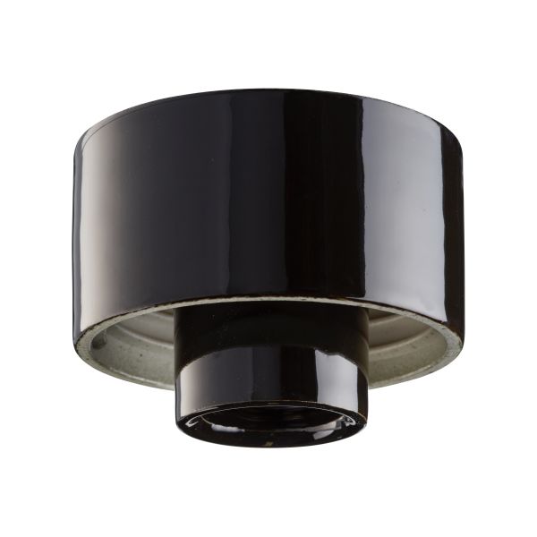 Ifö Electric 55717-000-16 Sokkel rett, E27, IP44 Svart