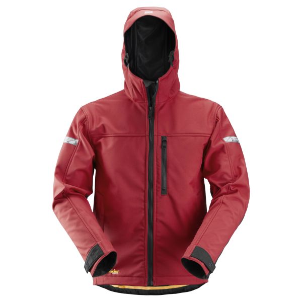 Snickers 1229 AllroundWork Softshelljakke rød XS