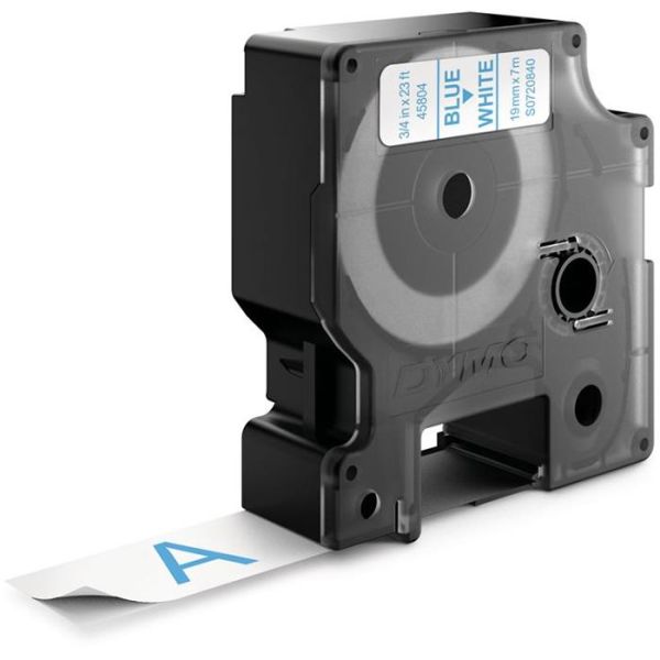 DYMO Standard D1 Teip 19mm Blått på hvitt