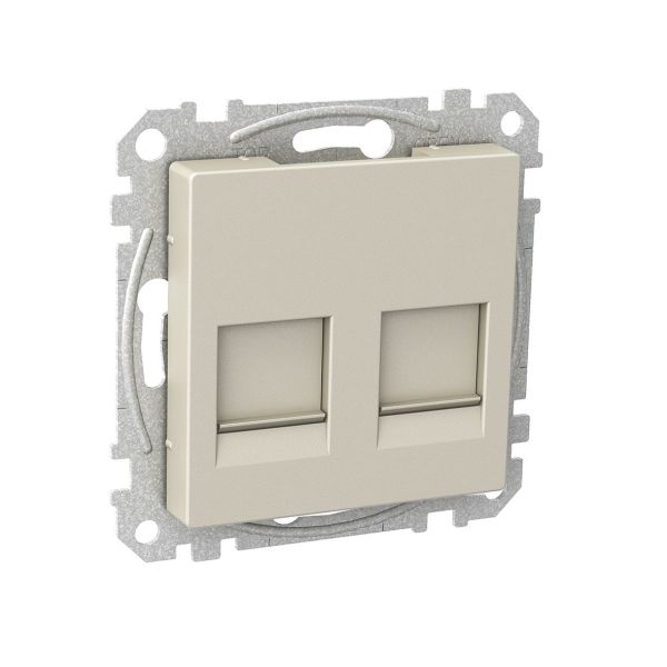 Schneider Electric WDE004379 Midtplate flat hullbilde Metallic