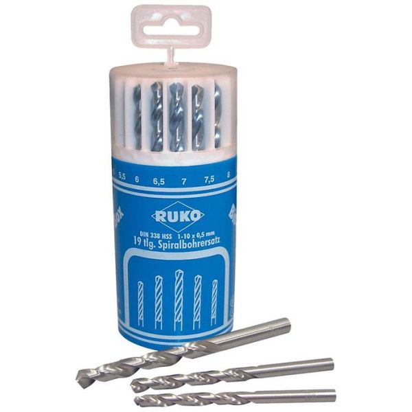 Ruko 214225 Borboks slipt, 19 deler