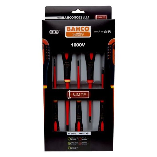Bahco BE-9881SL Skrutrekkersett