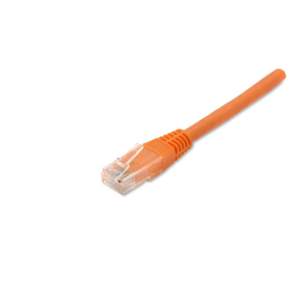 Eurolan 21D-S6-0EOR Patchkabel 2 x RJ45 SSTP, oransje 0,5 m