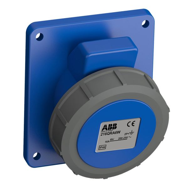 ABB 2CMA102299R1000 Paneluttak hurtigtilkoblet, vibrasjonsbestandig Vinklet, 3-polet, 16 A