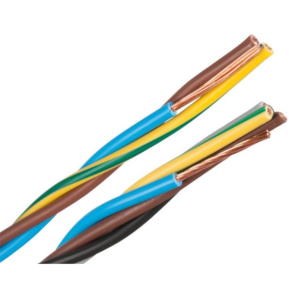 Nexans FQ EASY Installasjonskabel 450/750 V, 300 m Leder x område: 3G 1,5 mm²