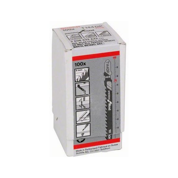 Bosch Precision for Wood Stikksagblad 100mm 100-pakn.