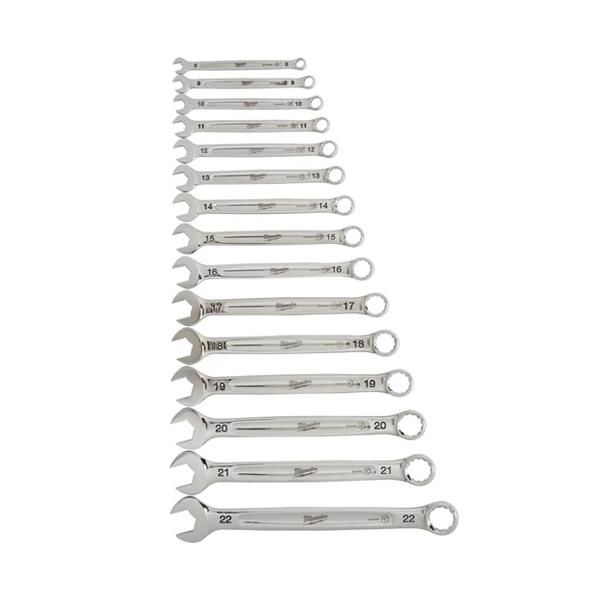 Milwaukee 4932471340 Skrallenøkkelsett 15 deler