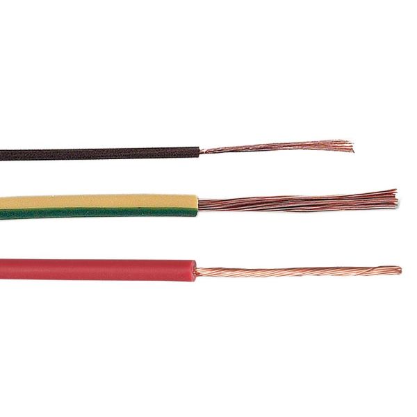 Nexans RQ Koblingskabel 1 x 4 mm² lederområde, blå 1 m, kappet
