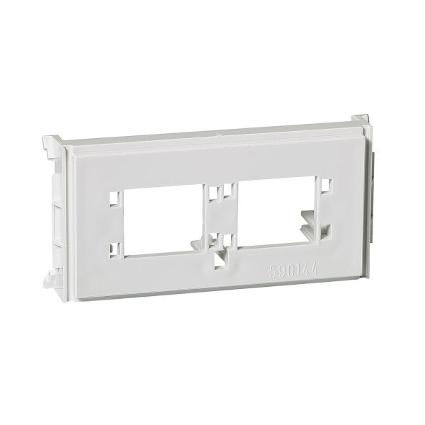 Schneider Electric 5971729 Monteringsbrikke for modulærjack, 1 modul 2 koblinger